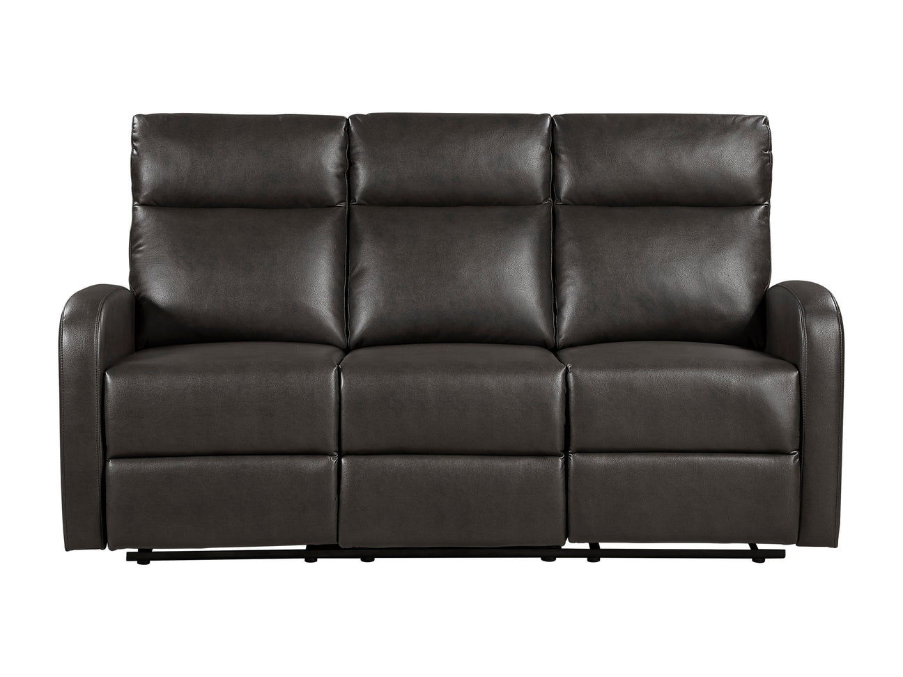 Allen Espresso Double Reclining Sofa - Ornate Home