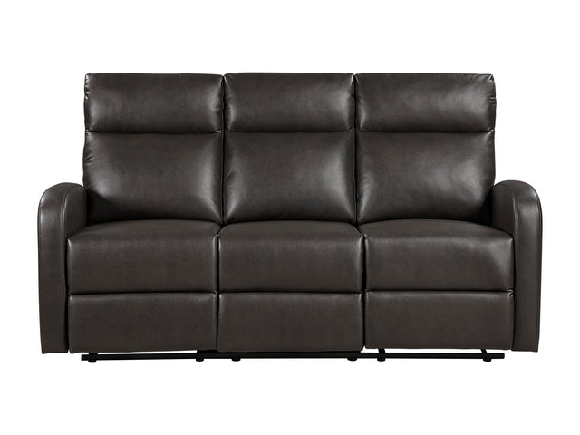 Allen Espresso Double Reclining Sofa - Ornate Home