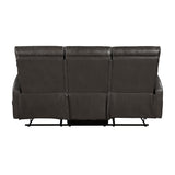 Allen Espresso Double Reclining Sofa - Ornate Home