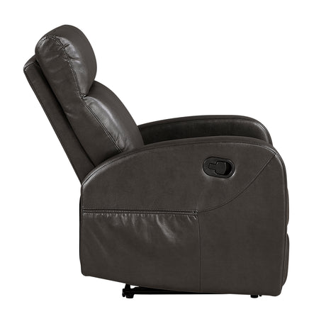 Allen Espresso Reclining Chair - Ornate Home