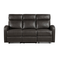 Allen Espresso Sofa and Loveseat - Ornate Home