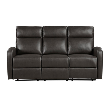 Allen Espresso Sofa and Loveseat - Ornate Home