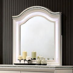 Allie Pearl White 4 Pc. Full Bedroom Set - Ornate Home