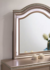 Allie Rose Gold 4 Pc. Full Bedroom Set - Ornate Home