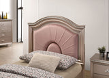 Allie Rose Gold 4 Pc. Full Bedroom Set w/ Trundle - Ornate Home