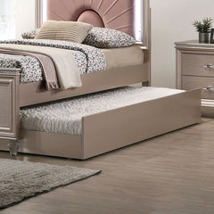 Allie Rose Gold 4 Pc. Full Bedroom Set w/ Trundle - Ornate Home