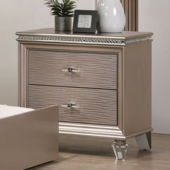 Allie Rose Gold 4 Pc. Twin Bedroom Set - Ornate Home
