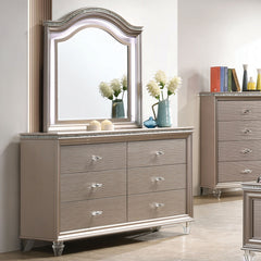 Allie Rose Gold 4 Pc. Twin Bedroom Set - Ornate Home