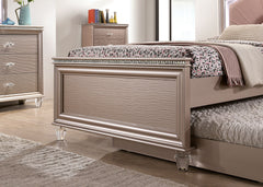 Allie Rose Gold 4 Pc. Twin Bedroom Set - Ornate Home