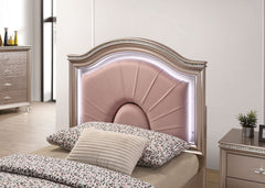 Allie Rose Gold 4 Pc. Twin Bedroom Set w/ Trundle - Ornate Home