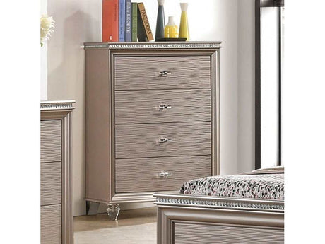 Allie Rose Gold Chest - Ornate Home