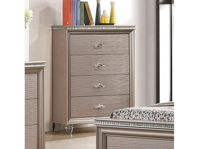 Allie Rose Gold Chest - Ornate Home