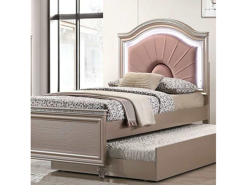 Allie Rose Gold Full Bed - Ornate Home
