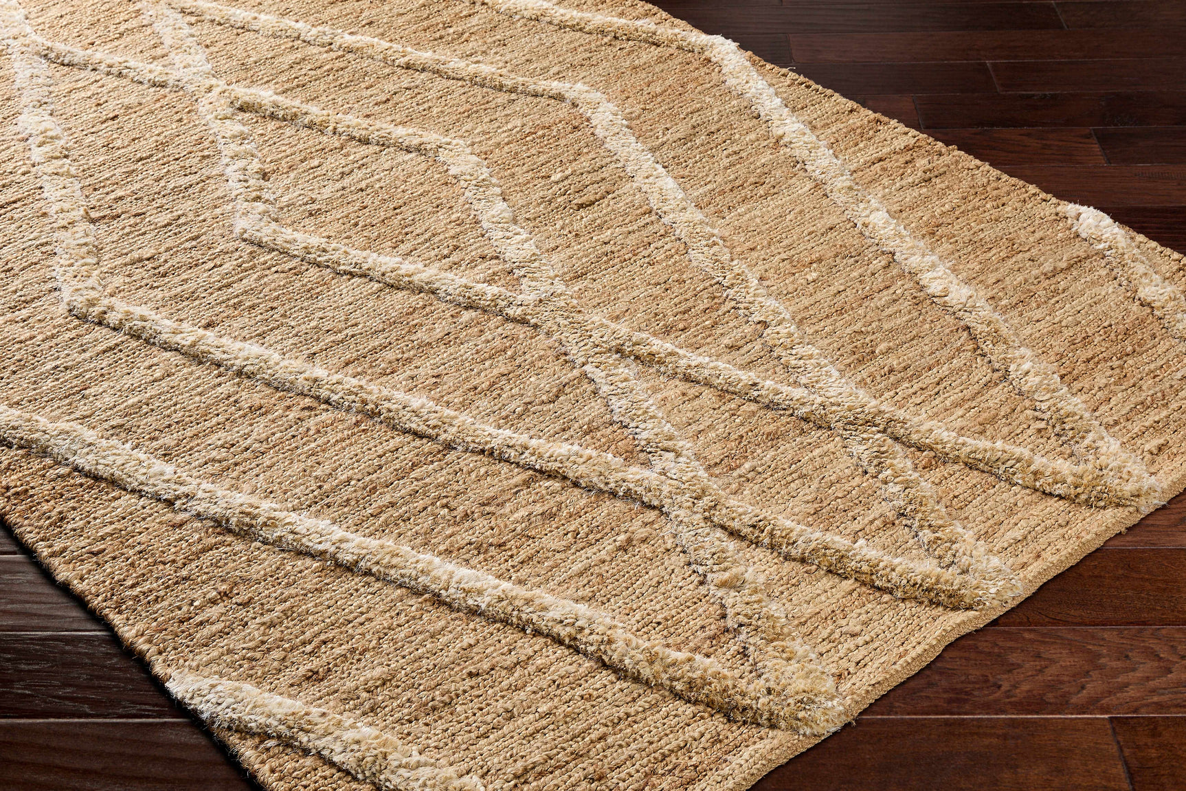 Allie Textured Jute Rug - Clearance - Ornate Home