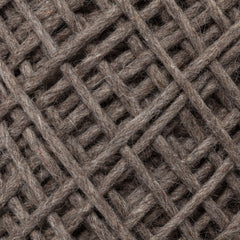 Allium Dark Brown Handwoven Wool Cylindrical Pouf - Ornate Home