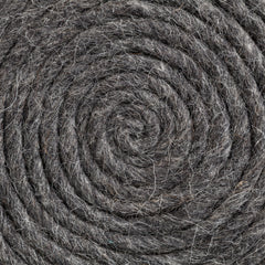 Allium Dark Gray Handwoven Wool Cylindrical Pouf - Ornate Home