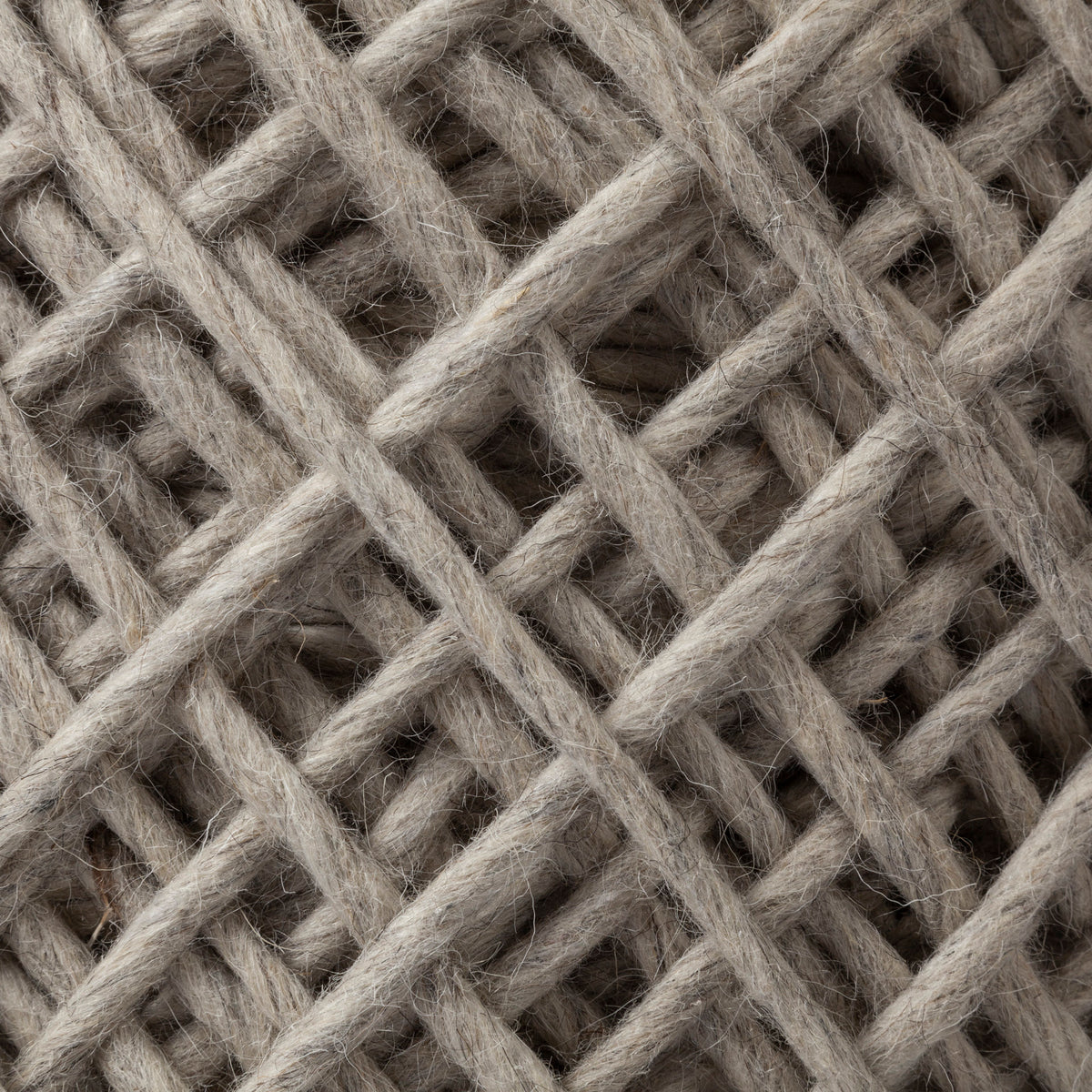 Allium Oatmeal Handwoven Wool Cylindrical Pouf - Ornate Home