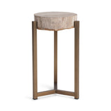Alliza Natural Medium Accent Table - Ornate Home