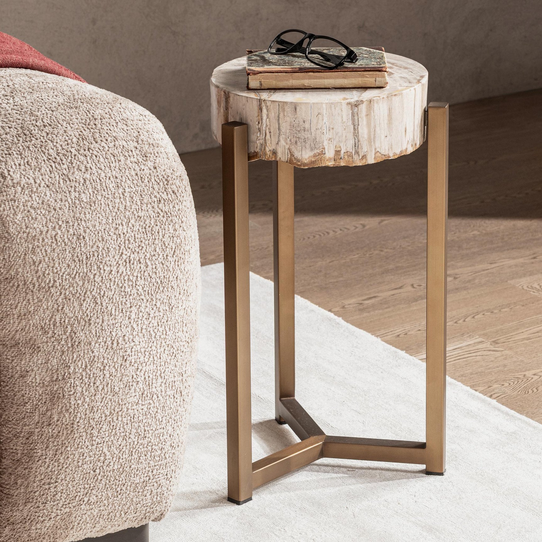 Alliza Natural Medium Accent Table - Ornate Home