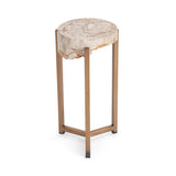 Alliza Natural Small Accent Table - Ornate Home