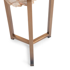 Alliza Natural Small Accent Table - Ornate Home