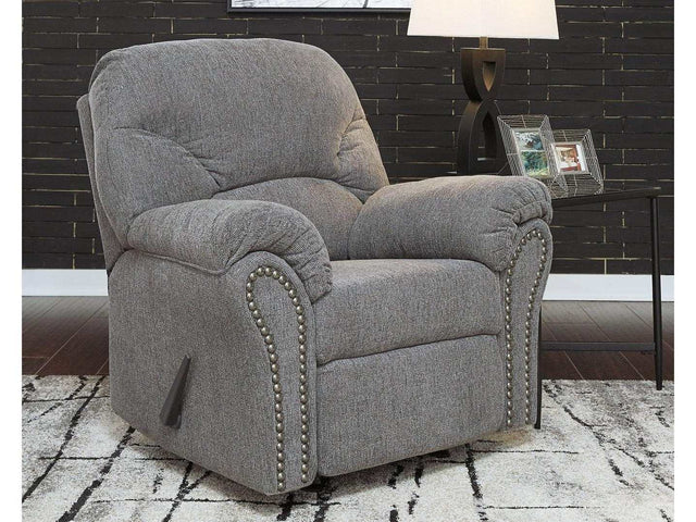 Allmaxx Pewter Rocker Recliner (Online Special Price) - Ornate Home