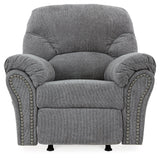 Allmaxx Pewter Rocker Recliner (Online Special Price) - Ornate Home