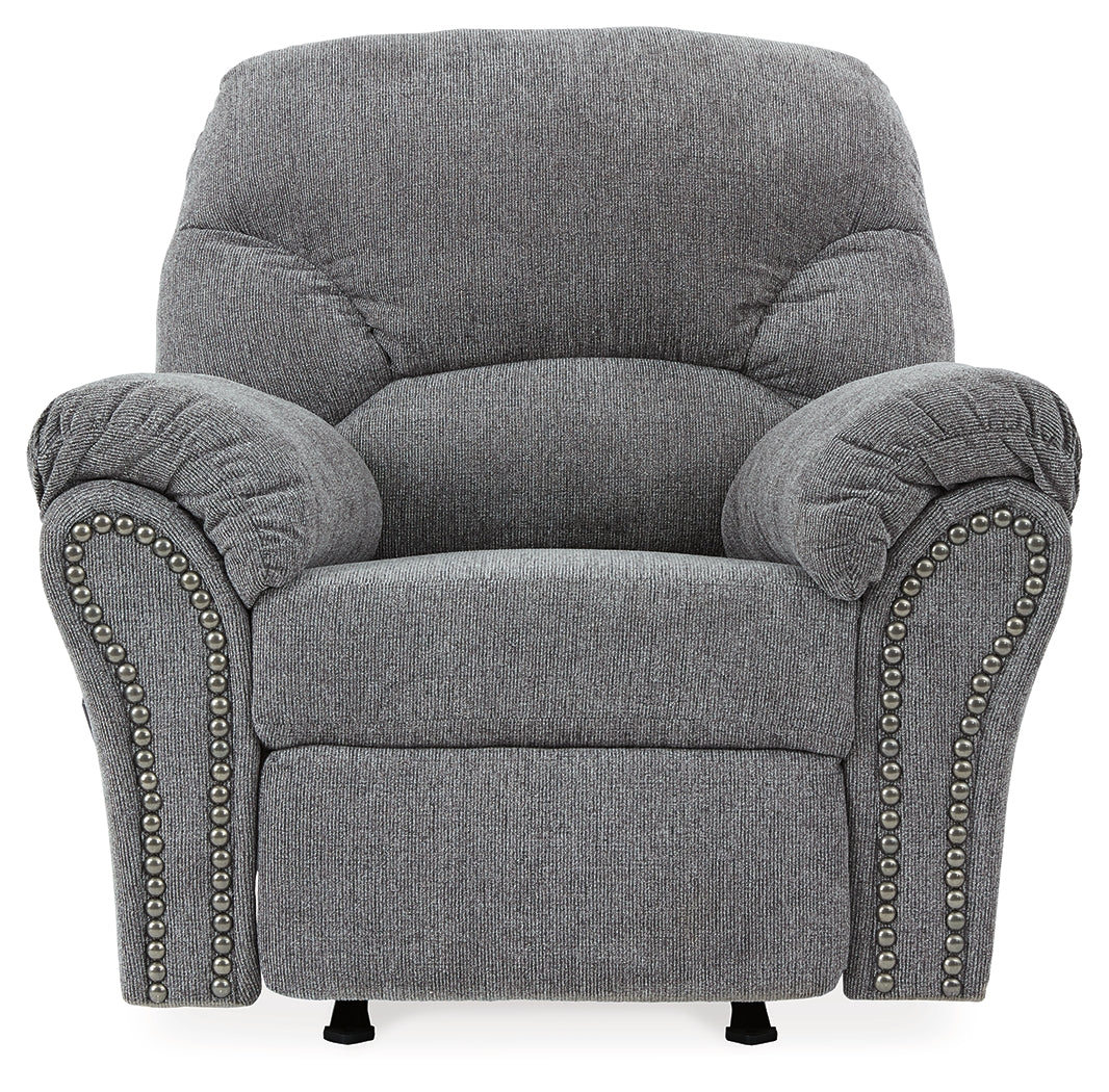 Allmaxx Pewter Rocker Recliner (Online Special Price) - Ornate Home