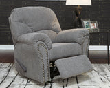 Allmaxx Pewter Rocker Recliner (Online Special Price) - Ornate Home