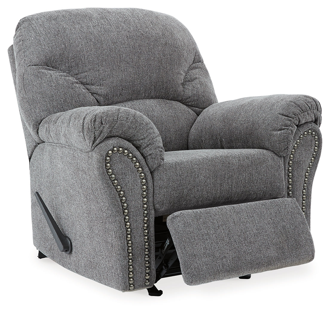 Allmaxx Pewter Rocker Recliner (Online Special Price) - Ornate Home