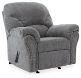 Allmaxx Pewter Rocker Recliner (Online Special Price) - Ornate Home