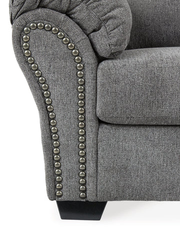 Allmaxx Pewter Sofa, Loveseat and Recliner - Ornate Home