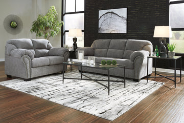 Allmaxx Pewter Sofa and Loveseat - Ornate Home