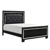 Allura Black California King Bed - Ornate Home