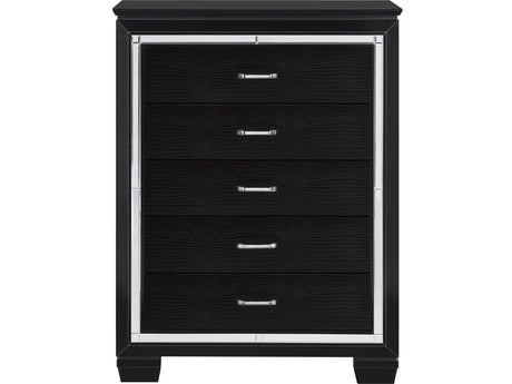 Allura Black Chest - Ornate Home