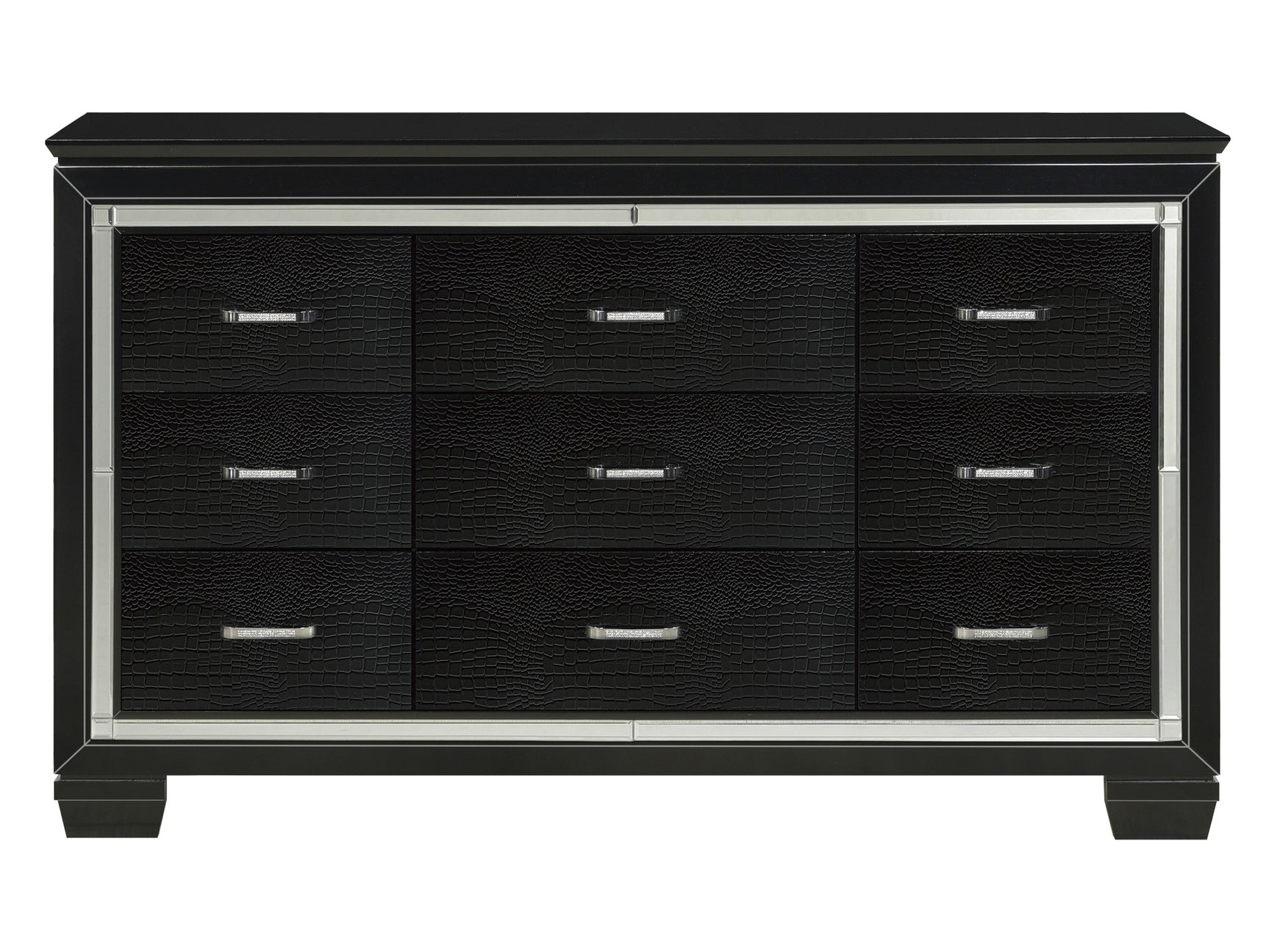 Allura Black Dresser - Ornate Home