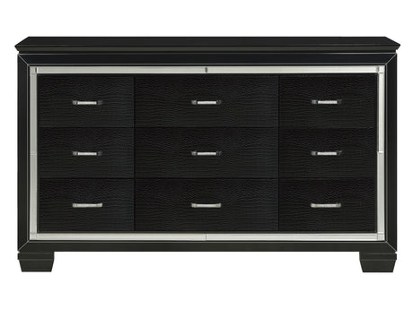 Allura Black Dresser - Ornate Home