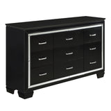 Allura Black Dresser - Ornate Home