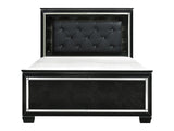 Allura Black Full Bed - Ornate Home