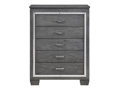 Allura Gray Chest - Ornate Home
