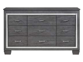 Allura Gray Dresser - Ornate Home