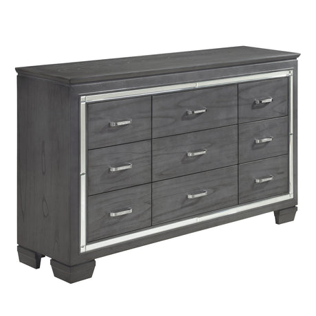 Allura Gray Dresser - Ornate Home