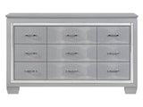 Allura Silver Dresser w/ 9 Drawers - Ornate Home