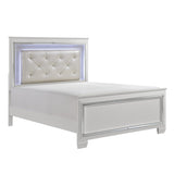 Allura White 4-piece Queen Bedroom Set - Ornate Home