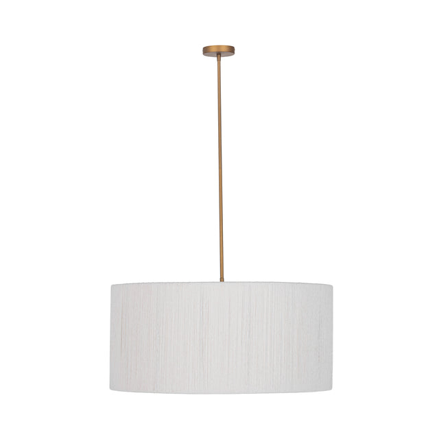 Allyn Pendant White/Gold Pendant Lamp - Ornate Home