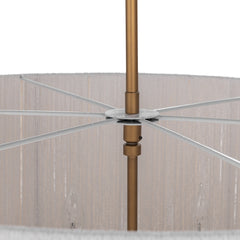 Allyn Pendant White/Gold Pendant Lamp - Ornate Home