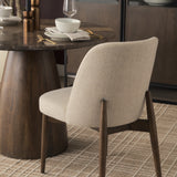 Allyson Cappuccino/Dark Brown 42" Round Pedestal Dining Table - Ornate Home