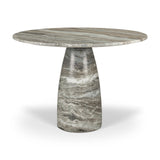 Allyson Gray/Brown 42" Round Pedestal Dining Table - Ornate Home