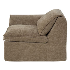 Almano Brown Modular - Left Facing Arm Chair - Ornate Home