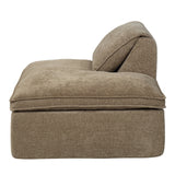 Almano Brown Modular - Right Facing Chaise